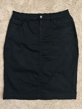 The Main Street Exchange Black “Leah” Women's Skirt